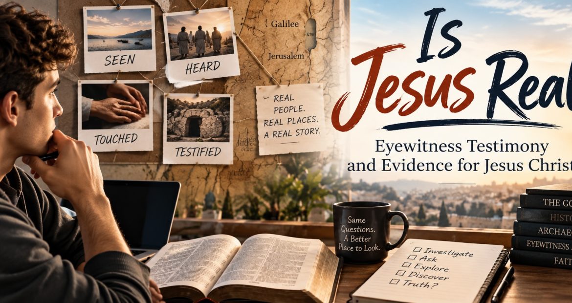 Is Jesus real? Eyewitness testimony and what John and others saw.