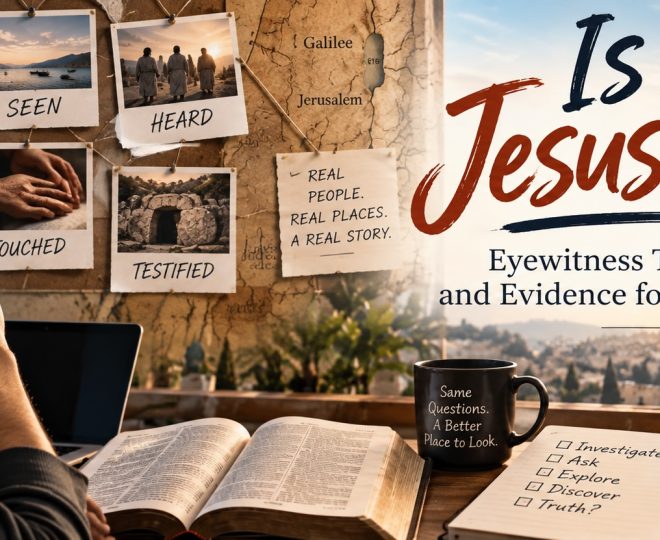 Is Jesus real? Eyewitness testimony and what John and others saw.