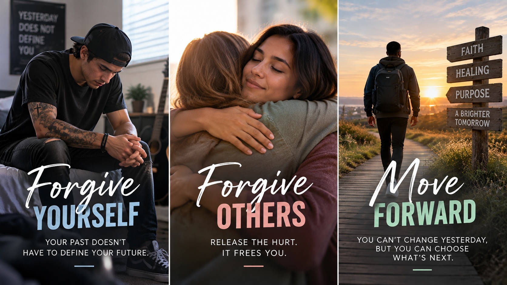 Forgive yourself, forgive others and move forward