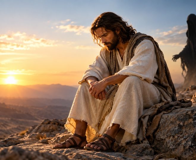 Jesus was without sin and resisted temptation from Satan in the wilderness