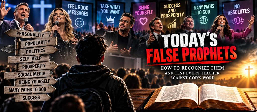 How to recognize false prophets-test every teacher against God's Word