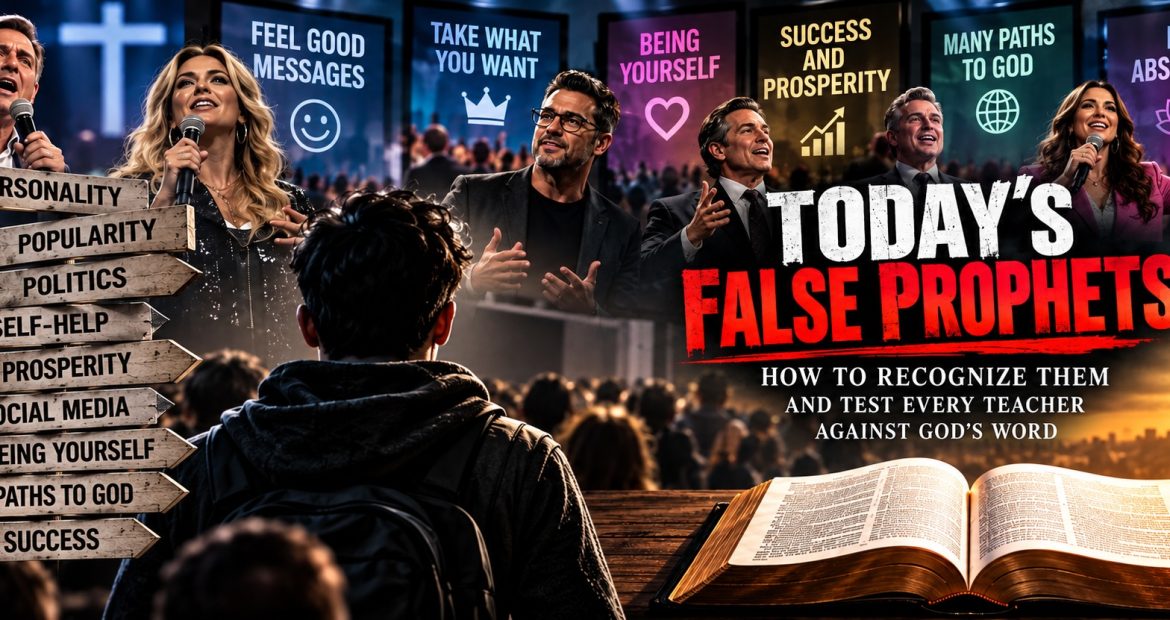How to recognize false prophets-test every teacher against God's Word