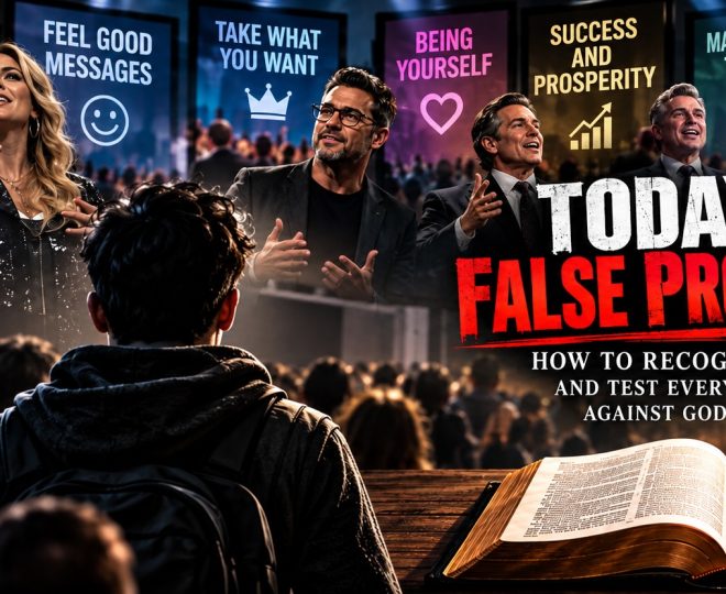 How to recognize false prophets-test every teacher against God's Word