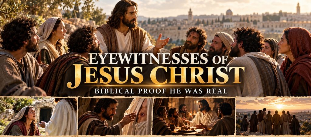 Eyewitnesses of Jesus Christ - Biblical Proof Jesus Was Real Including Testimonies