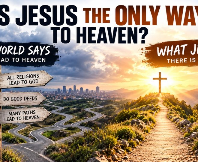 Is Jesus the Only Way to Heaven? What Jesus Himself Says About Salvation. What the World Says vs What Jesus Says.