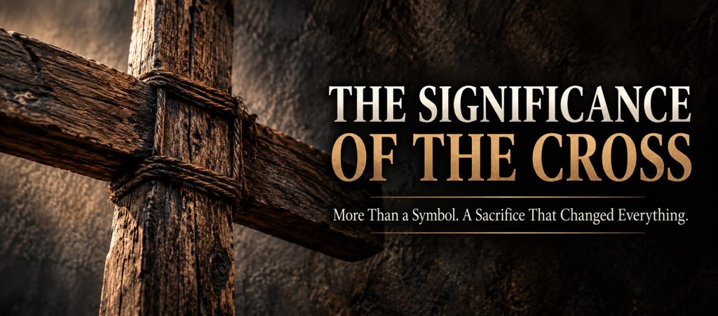 The significance of the cross and meaning of the cross. It's more than just a symbol.
